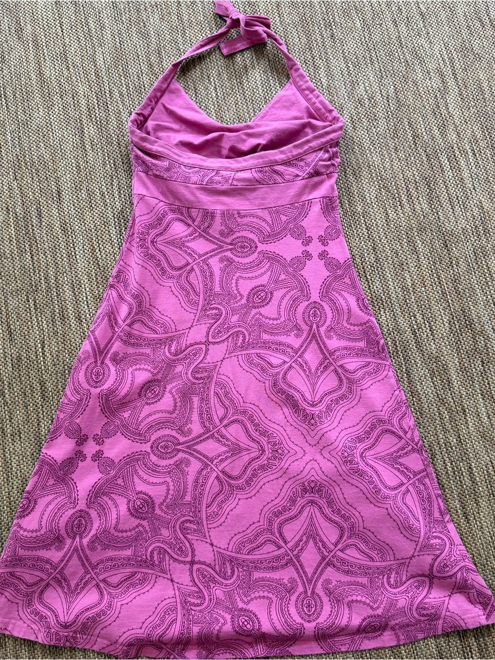 Patagonia Dress Womens Paisley Halter Dress Y2K Organic Cotton Blend small - Picture 2 of 4
